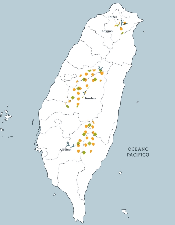 Cartina di Taiwan