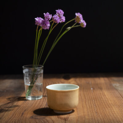 Tazzina per il tè gialla